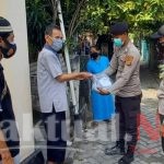 Cegah Sebaran Covid-19, sejumlah 1.500 Masker dibagikan ke Warga oleh Polres Kep Seribu