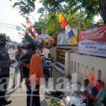 Polsek Pontang Dirikan Posko Pembagian Masker dan Pendisiplinan Protokol Kesehatan