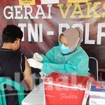 Vaksin 33 Warga, Gerai Vaksin Presisi Polres Kep Seribu Terus Gelar Suntik Vaksin