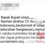Buntut Postingan! Tim Sehati Tidak Dapat Jatah Proyek?