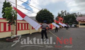 Semarak Hari Kemerdekaan RI ke-76, Ini yang Dilakukan Personil Brimob Bone