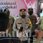 Bersama Relawan, Polres Kep Seribu Adakan Giat Vaksinasi Merdeka Covid-19 di Pulau Kelapa