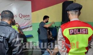 Langgar Jam Operasional, Petugas Tutup Kafe-THM di Ciruas