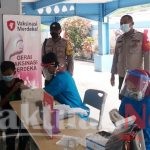 Polres Kep Seribu Suntik Vaksin 405 Peserta di 4 Lokasi Gelaran Vaksinasi Merdeka Covid-19