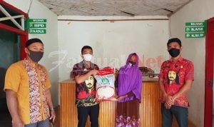 73 KPM Di Desa Bontotangnga Terima Bantuan Sembako BPNT Di Masa PPKM