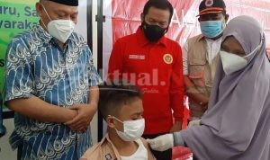 BIN Malut Gelar Vaksin Massal Di Pondok Pesantren Alkhairat