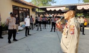 Apel Pagi, Kapolsek Ciruas Apresiasi Kepada Briptu Ridho Yang Terpilih Tugas Diluar Negeri