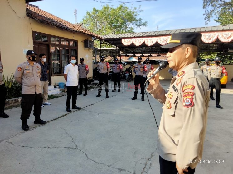 Apel Pagi, Kapolsek Ciruas Apresiasi Kepada Briptu Ridho Yang Terpilih Tugas Diluar Negeri