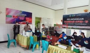 Puskesmas Tompobulu Gowa Laksanakan Vaksinasi Massal Di Aula Kantor Kecamatan