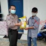Polres Serang Kembali Salurkan Bansos dan Beri Imbauan Prokes