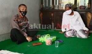 Kapolsek Ciruas Sambangi Tokoh Agama Desa Kaserangan