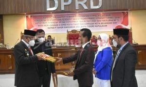 Walikota Tikep Sampaikan Nota Keuangan Dan Rancangan Perubahan APBD 2021