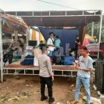 Polsek Pamarayan Tutup Organ Tunggal di Hajatan Pernikahan