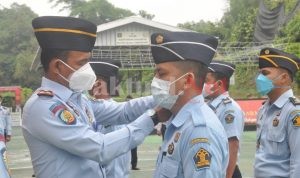 Upacara Kenaikkan Pangkat, Ini Pesan Karutan Kelas I Tangerang