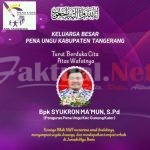 Pena Ungu Kabupaten Tangerang Berduka Cita Atas Meninggalnya Bapak Syukron Ma’mun