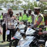 Wakapolres Serang Cek Kelengkapan Kendaraan Dinas