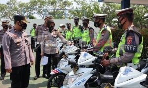 Wakapolres Serang Cek Kelengkapan Kendaraan Dinas
