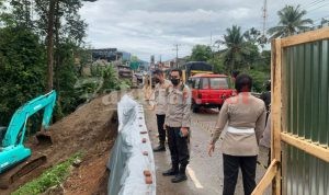 Kapolres Pandeglang Tinjau Lokasi Tanah Longsor