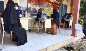 Ponpes Ad-Dakwah Bersama Polda Banten Gelar Vaksinasi COVID-19 Untuk Para Santri
