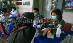 Tingkat Kesadaran Masyarakat Akan Vaksinasi Meningkat, Balai Pengobatan Lanal Banten Laksanakan Vaksinasi