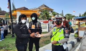 Kapolres Serang Kota Pimpin Apel Kesiapan Pengamanan Unras Elemen Mahasiswa