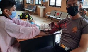 Satlantas Polres Serang Kota Gelar Donor Darah, Setetes Darahmu Sangat Berarti Bagi Mereka
