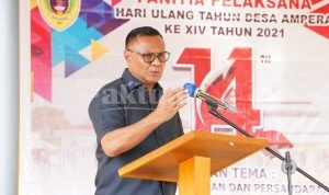 Wawali Tikep Hadiri HUT Desa Ampera Ke-14