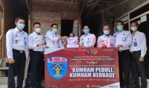 “Kumham Peduli, Kumham Berbagi” Lapas Cilegon Gelar Bakti Sosial