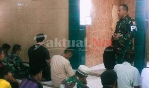 Prajurit Lanal Banten Gelar Doa Bersama Peringatan HUT TNI Ke-76