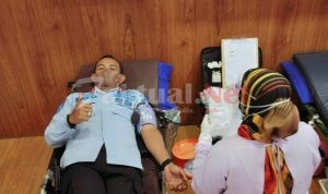Sambut HDKD, Rutan Kelas I Tangerang Menyelenggarakan Donor Darah