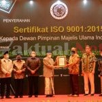Wujudkan Organisasi Profesional dan Akuntabel, MUI Kembali Raih Sertifikat ISO*