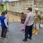 Polsek Jawilan Pantau Banjir Pasca Hujan Deras