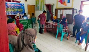 Kebut Vaksin, Pemerintah Desa Ulujangan Bersama Puskesmas Bontolempangan 1 Genjot Vaksinasi