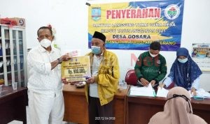 Pemerintah Desa Gosara Salurkan BLT DD Tahun 2021