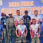 Personel Satbrimob Polda Banten Juara 1 Kejuaraan Menembak KASAL CUP 2021