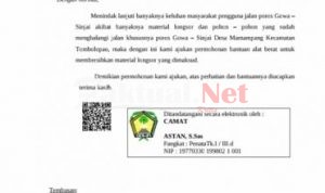 Warga Sorot Jalan Poros Gowa Sinjai