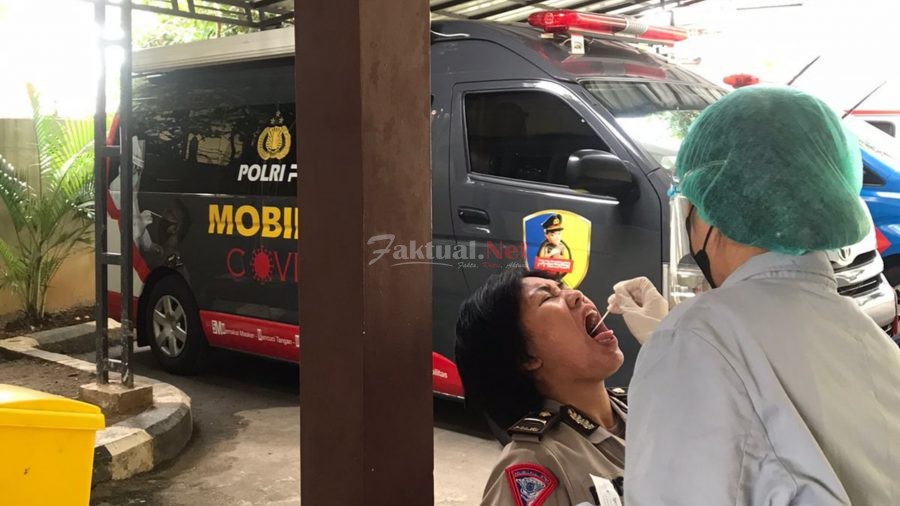 RS Bhayangkara Polda Banten Memeriksa Kesehatan Personel