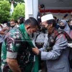 Datangi Ponpes Al-Ishlahuddiny, Jenderal Dudung Tinjau Serbuan Vaksinasi Bagi Para Santri
