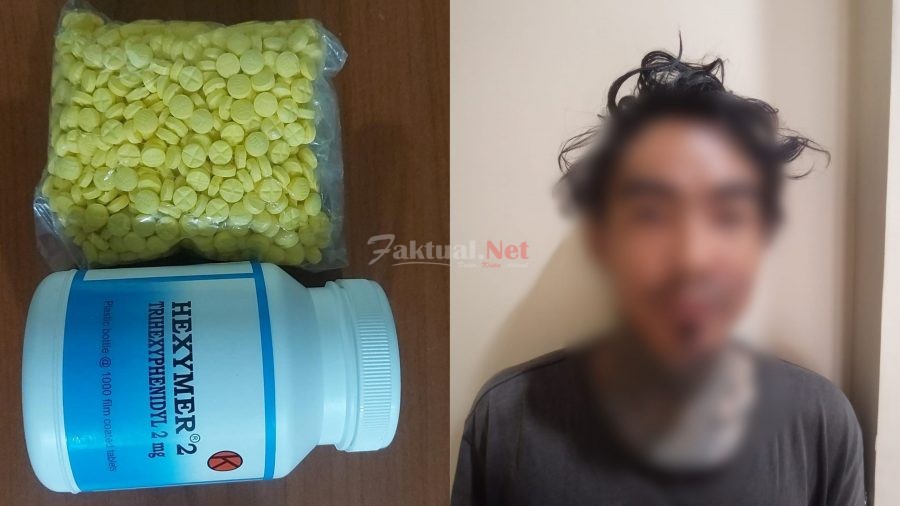 Pengedar Obat Hexymer Berhasil Ditangkap Polres Serang Kota
