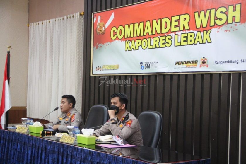 Lebak Sakti, Program Kapolres Lebak Yang Baru