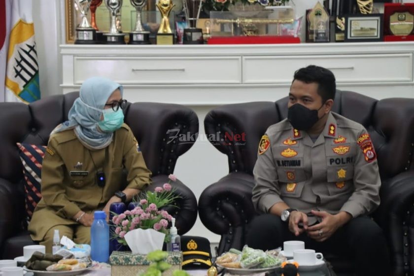 Kapolres Lebak Bertemu Bupati Lebak Bahas Penanganan Pandemi dan Bencana Alam