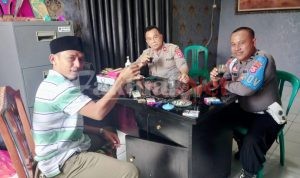 ‘Ngopi Wae’ Kapolsek Ciruas Berikan Edukasi Knalpot Brong Kepada Kepala Desa Ranjeng