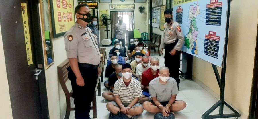 SatTahti Polres Serang Limpahkan 16 orang tahanan ke Rutan kelas II A Serang