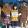 Kepala Desa Ranjeng Berikan Santunan Kepada 6 Warganya Yang Terkena Musibah Sekaligus