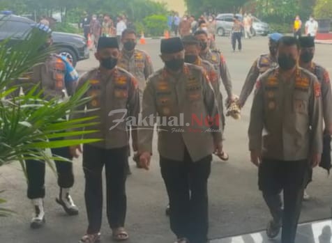 Kunjungi Polda Banten, Bidpropam Polda Banten Amankan Giat Kalemdiklat Polri