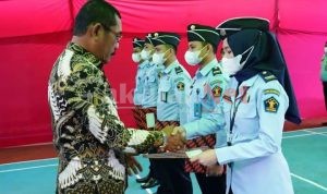 Liberti Sitinjak Pimpin Apel Pagi di Rutan Malino