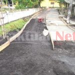 Pertama Kali di Sultra, PLN UPDK Kendari Gunakan Limbah Abu Batubara Jadi Jalan Cor Beton di Lalonggasumeeto