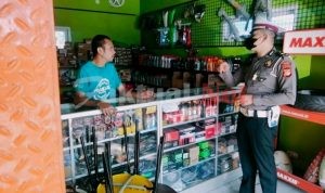 Kasat Lantas Polres Pangkep Ajak Pemilik Bengkel Untuk Tidak Memperjual Belikan Knalpot Brong