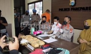 Polres Parepare Ungkap Alur Penyelundupan 11 kg Narkoba Jenis Sabu