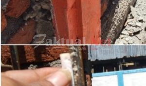 Diduga Ingin Meraup Keuntungan Banyak, Pembangunan Rumdis SMPN 1 Bontoramba Dikerja Asal Jadi